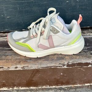 Veja Condor 2 Natural Parme Jaune Fluo Sneakers
